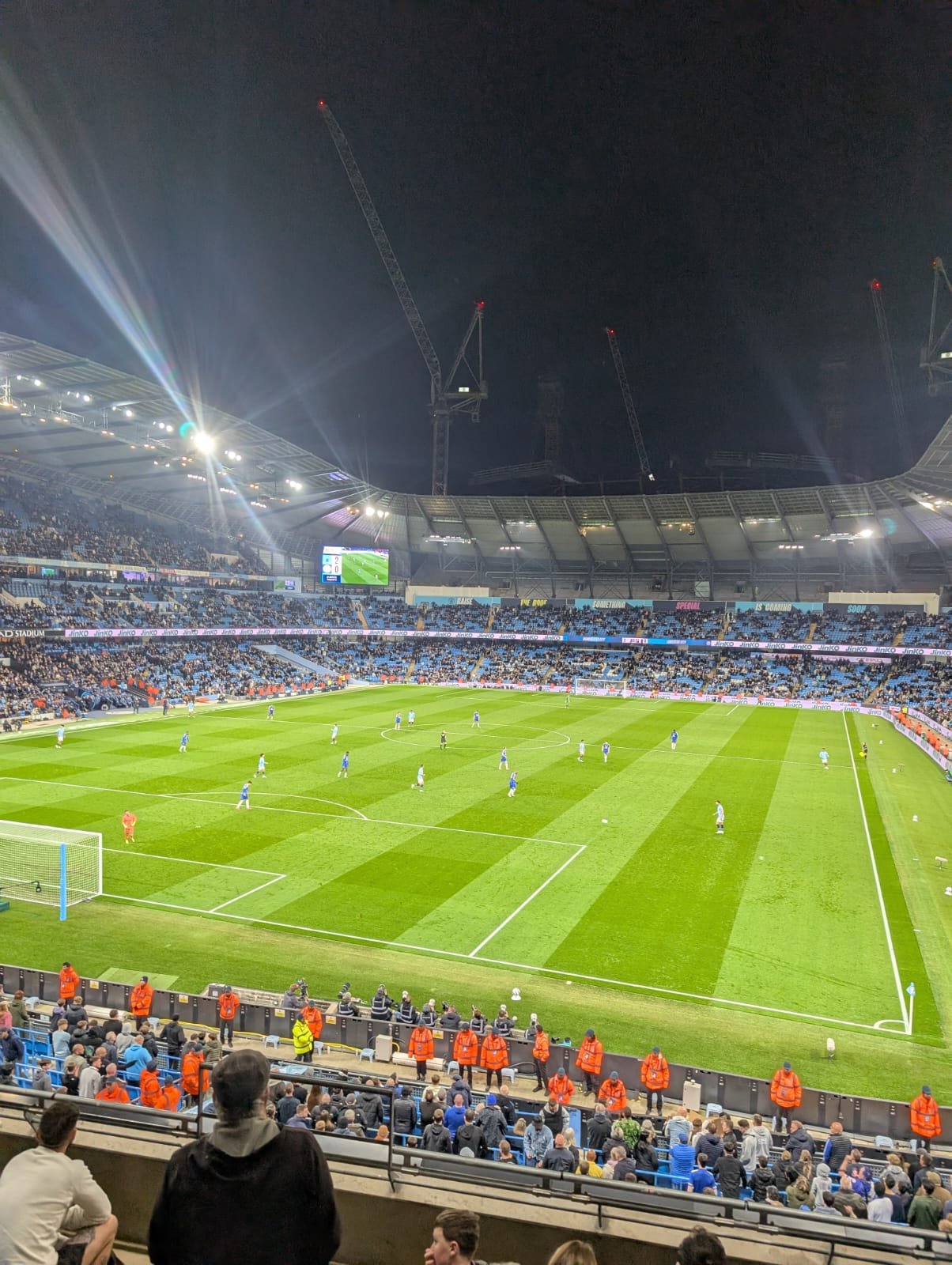 Manchester City 2 Leicester City (R) 0: Sim to finish