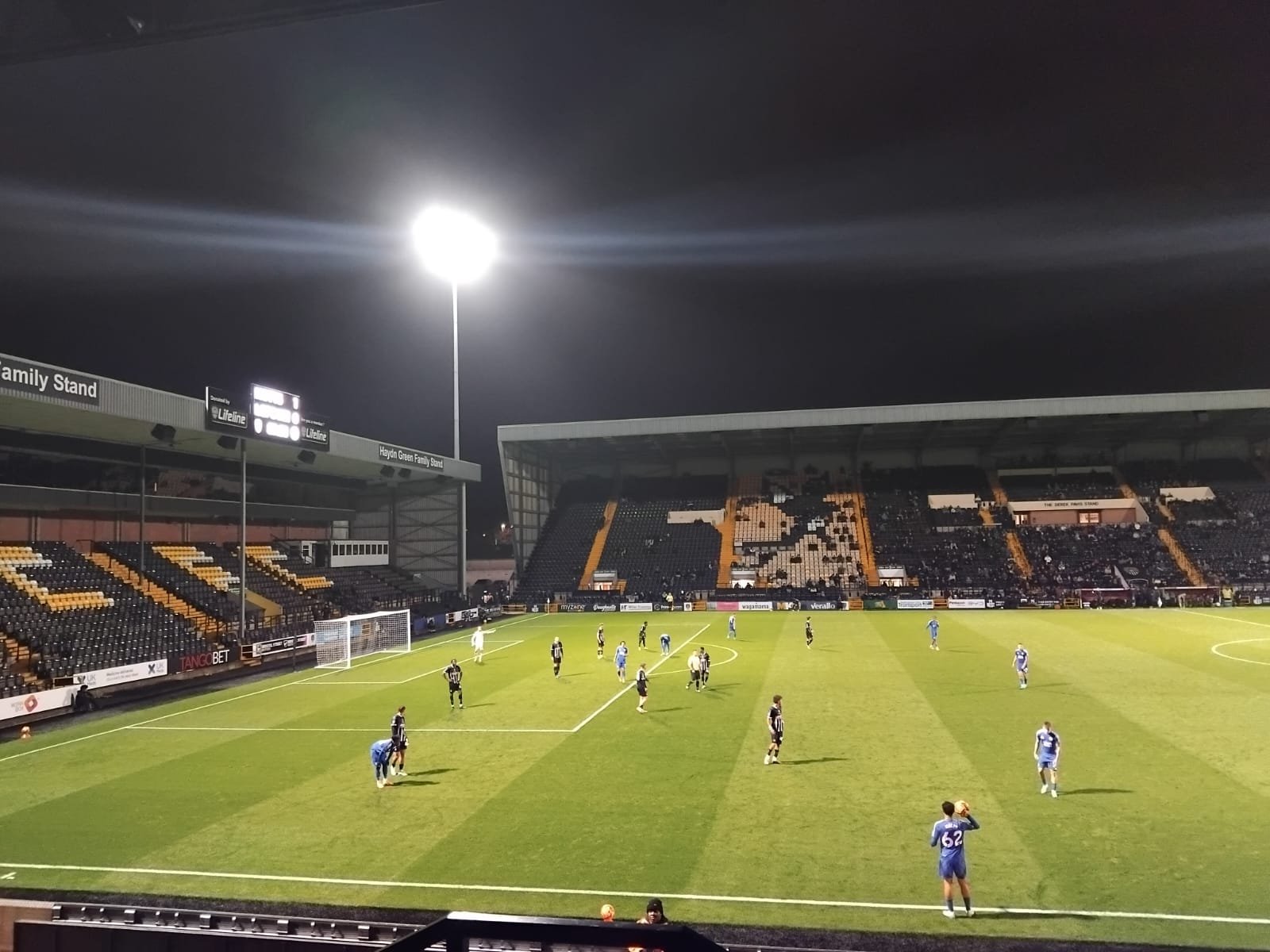 A blue and white Leicester City blueprint in a black and white defeat