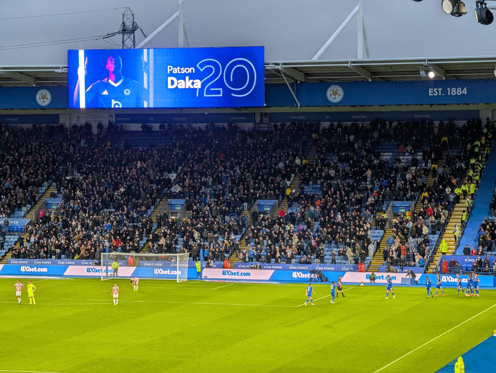 Leicester City 2 Stoke City 1: Pat put the ball in the net and Stoke laughed no more